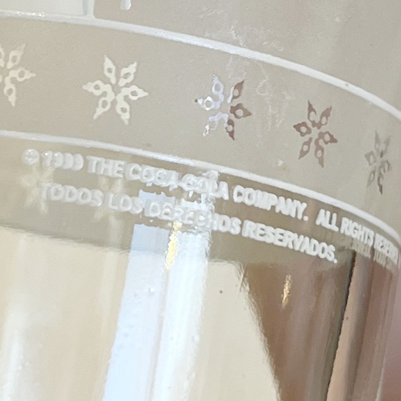 Vintage 1999 Coca Cola Santa Claus Christmas Beer Soda Glasses Pint Holiday Coke - Picture 10 of 13